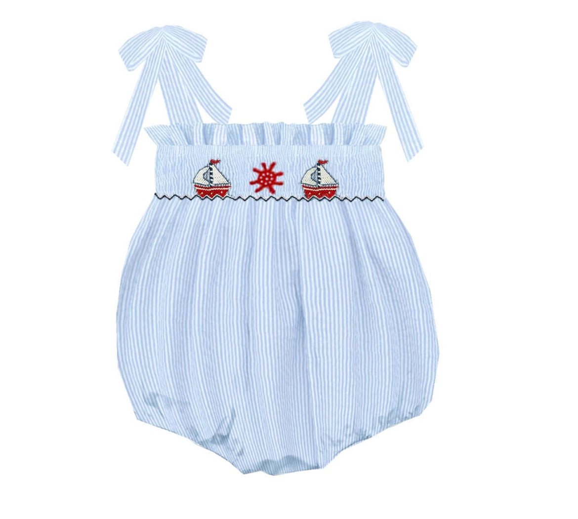 Sailing Away Smocked Bubble