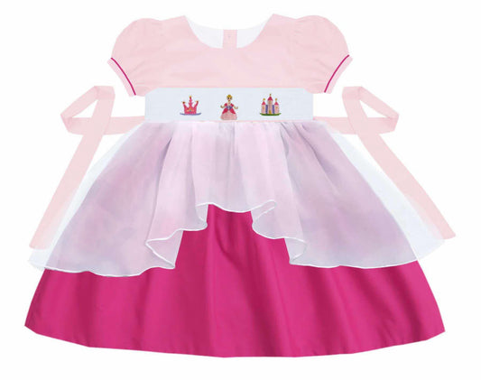 Pink Princess Smock Bishop