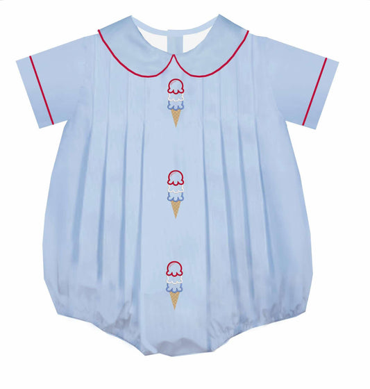 Triple Scoop Embroidered Boy Bubble