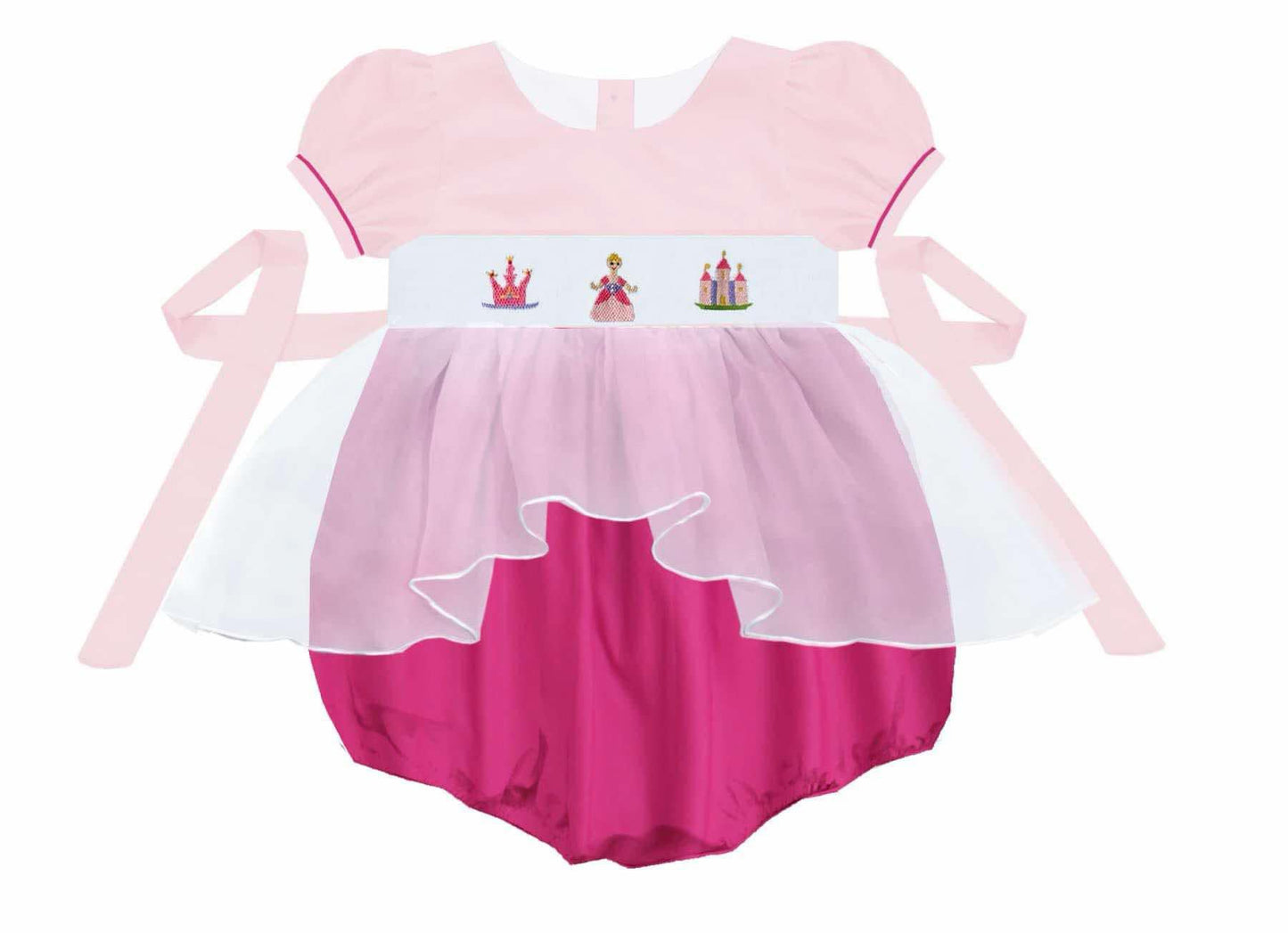 Pink Princess Smock Bubble