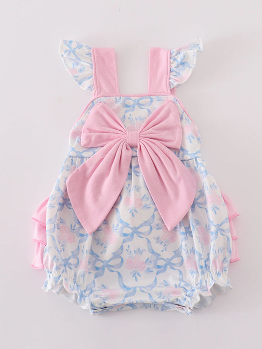 Pink Bow Pattern Bubble